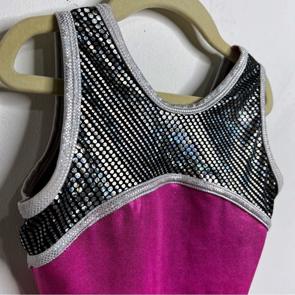 Gymnastics Leotard V-Neck Mystique Diamond Tank Leotard - Picture 4 of 7